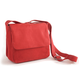 red leather cross body flap bag
