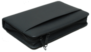 outside view of black Napa zippered medical kit