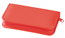 red leather zippered mini manicure set