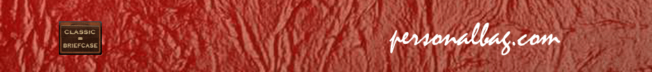 red leather personalbag banner